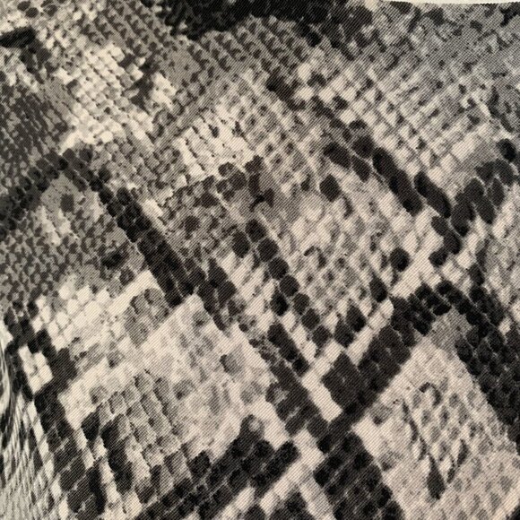 ALYX Limited Sleeveless Snake pattern dress Blk n White, Midi length, Size 14 - Picture 2 of 10